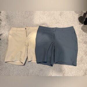 Lululemon 7 Inch Inseam ABC Shorts Khaki and Iron Blue 30 Waist